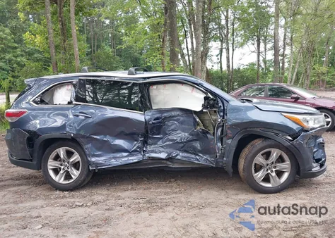 2016 Toyota Highlander Limited V6 from USA, damaged, VIN 5TDDKRFH8GS280318